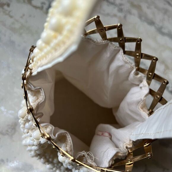 Vintage Beaded hand Potli mini handbag - Picture 4 of 11